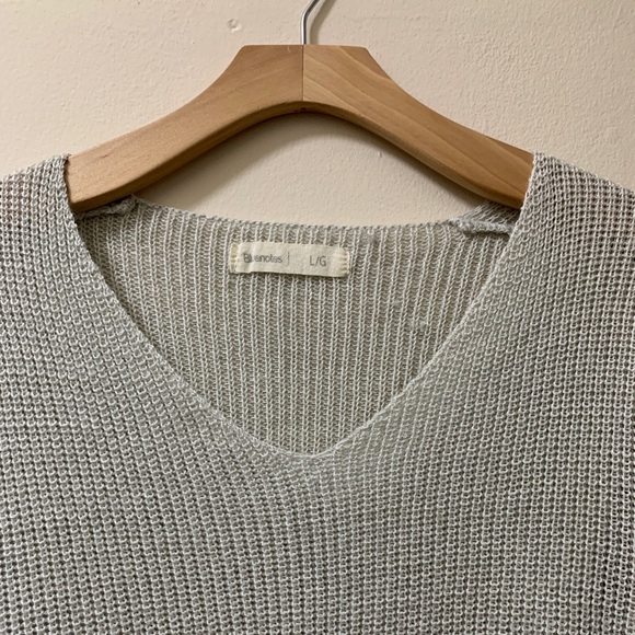 Bluenotes V-Neck Sweater - Grey - Picture 2 of 5